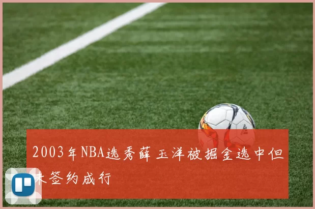 2003年NBA选秀薛玉洋被掘金选中但未签约成行