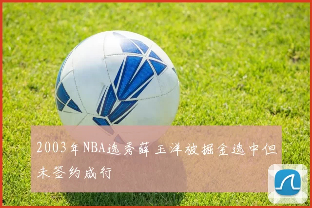 2003年NBA选秀薛玉洋被掘金选中但未签约成行